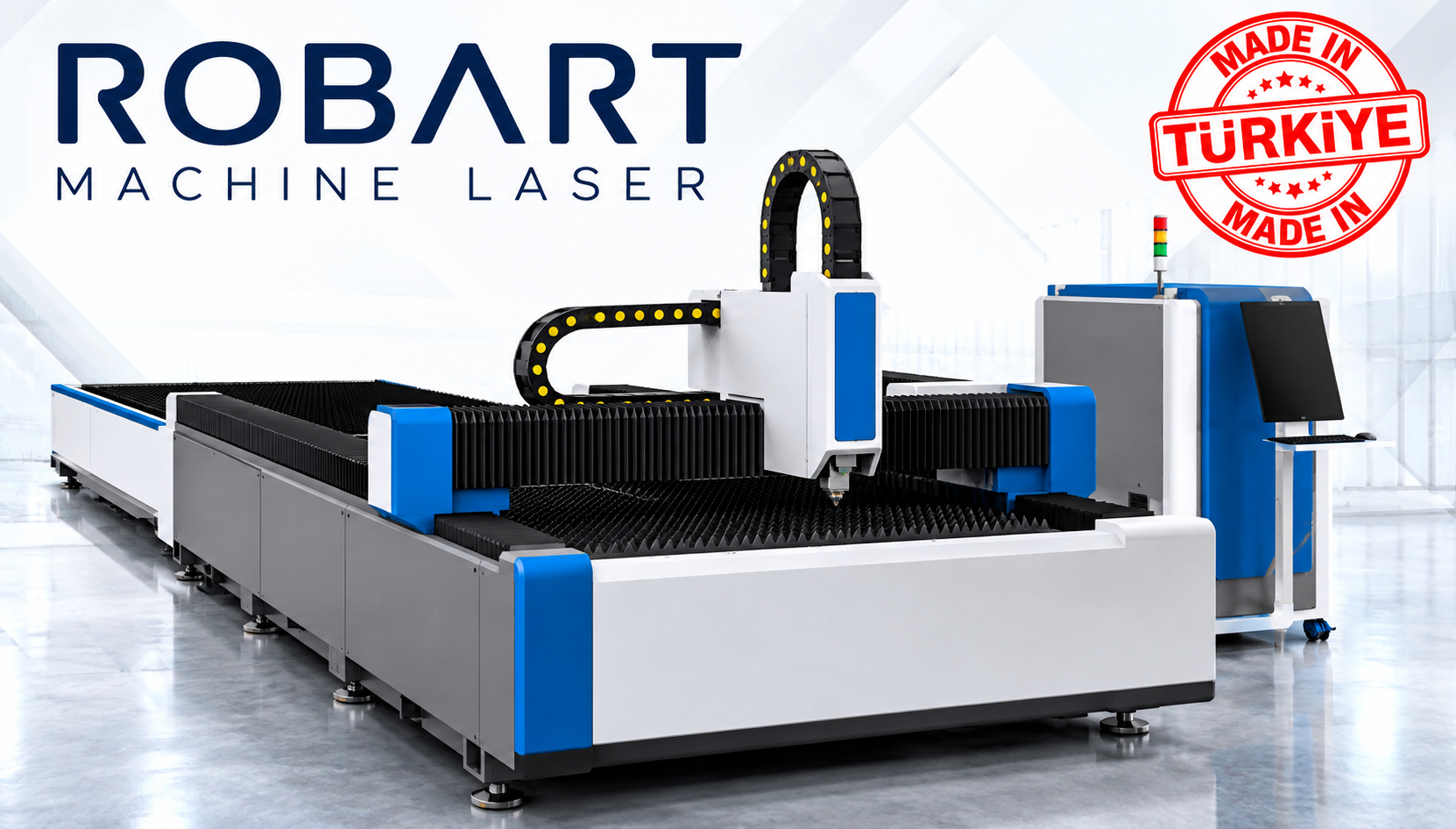 Açık tek tabla fiber lazer